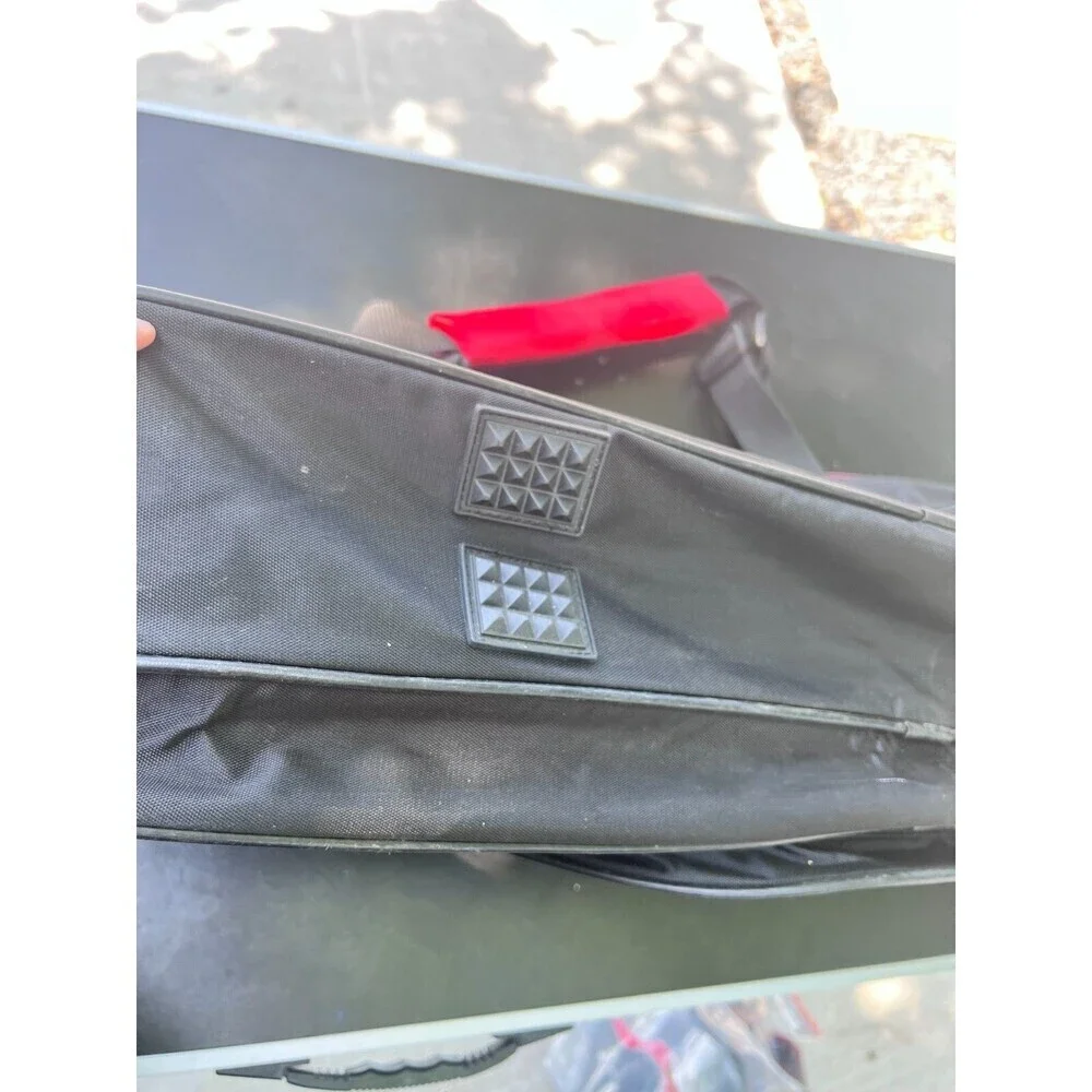 HEAD Series Unisex Duffle Bag – Black/Red Gym and Travel Bag for Men & Women